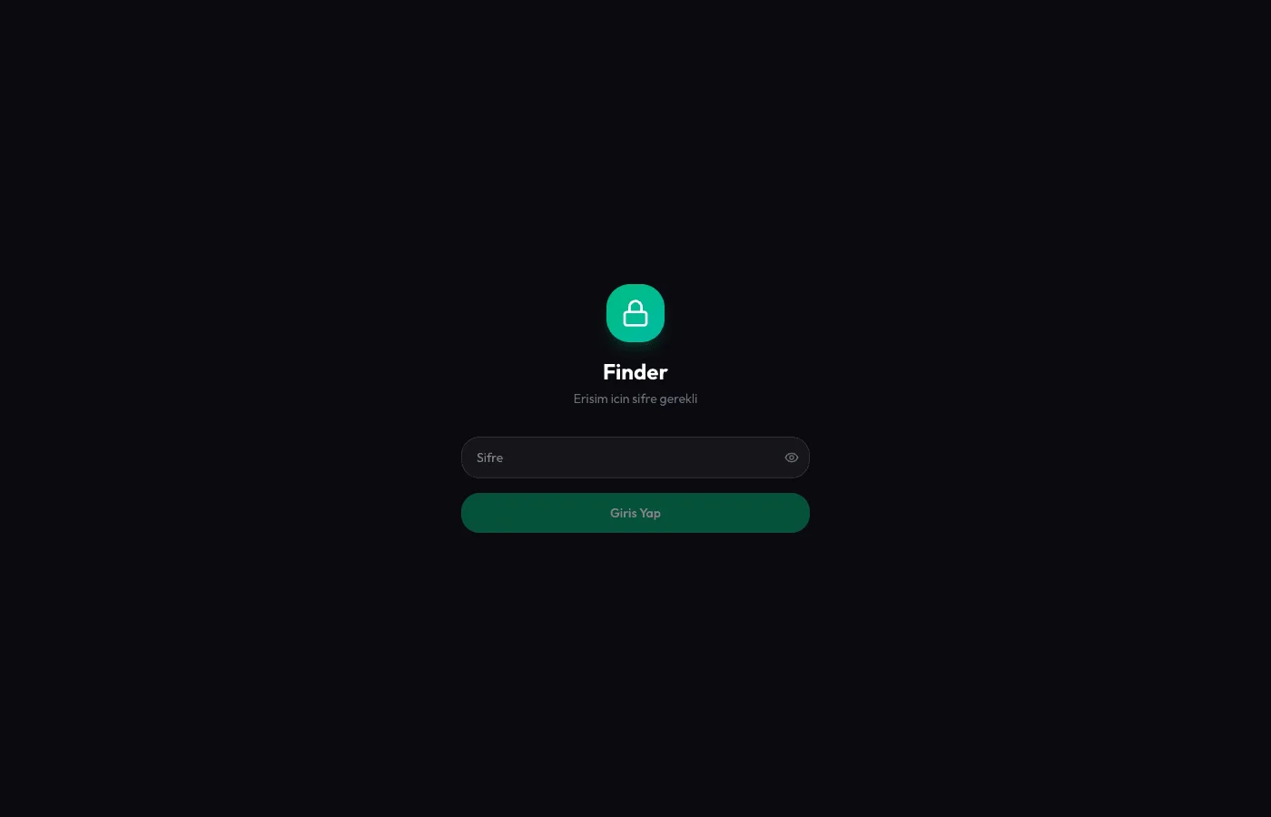 Finder — Google Maps Yazılımı